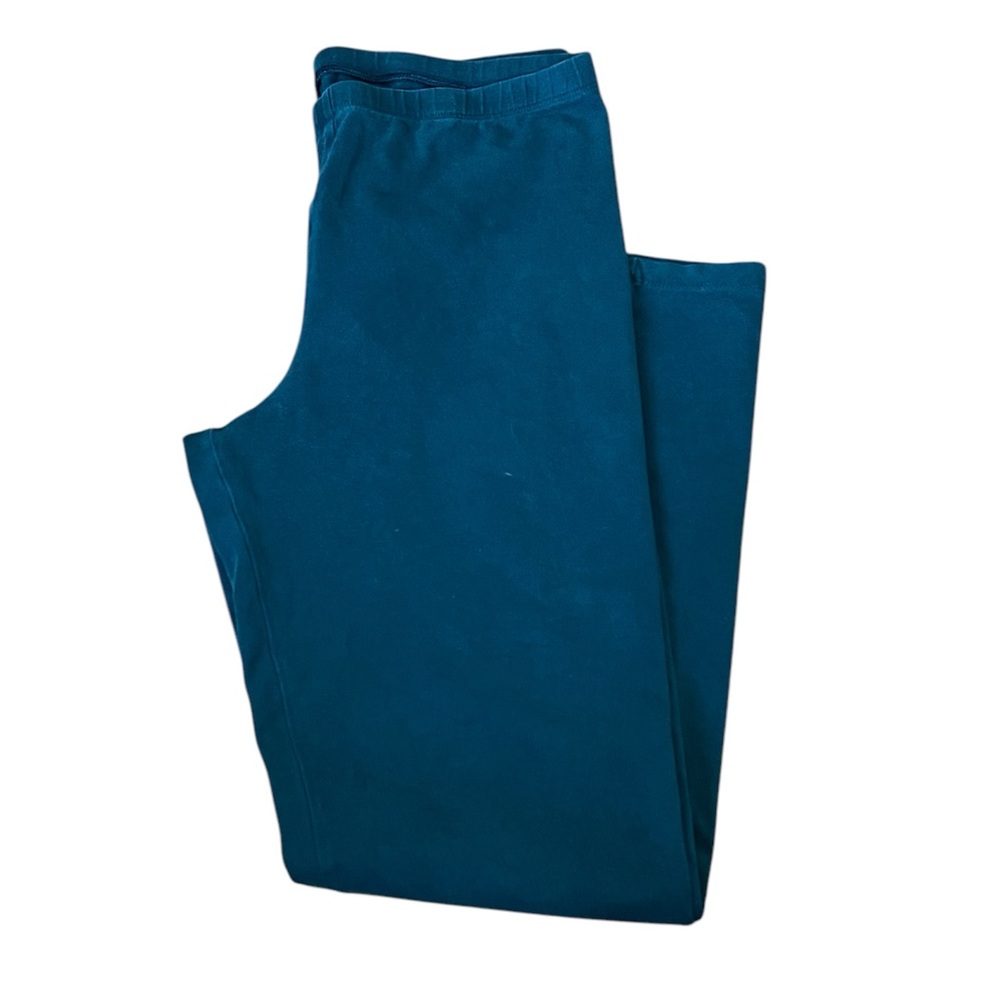 American Apparel Dark Green Blue Leggings Size Large